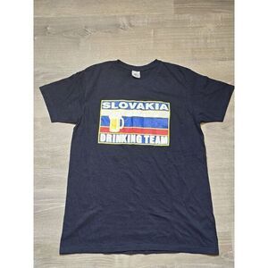 B & C Collection Slovakia Drinking Team T-shirt‎ Size Large